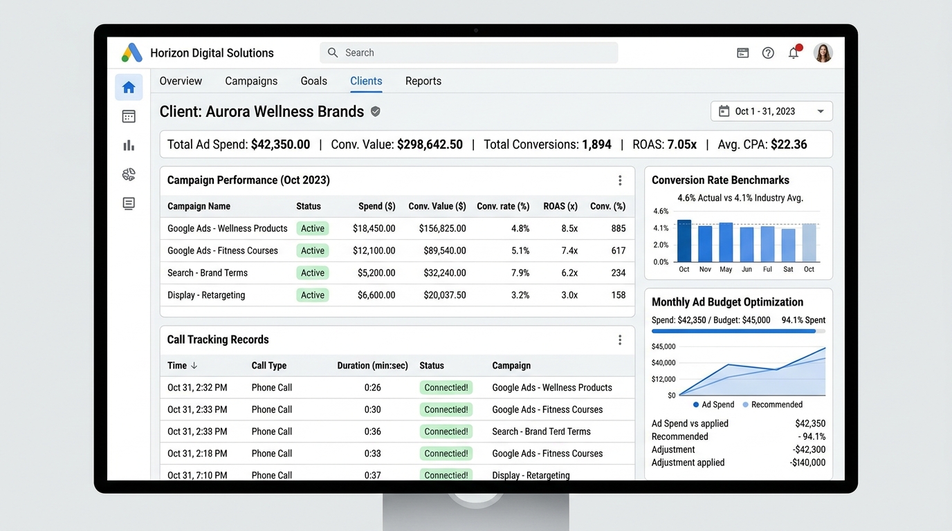 Google Ads Live Client Campaign Screenshot 4